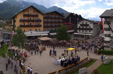 Häuser in einem Dorf