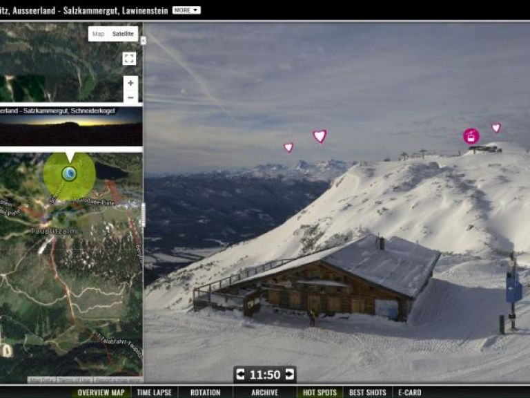 Bei Klick auf zweite Kamera wird Vorschau-Thumbnail angezeigt