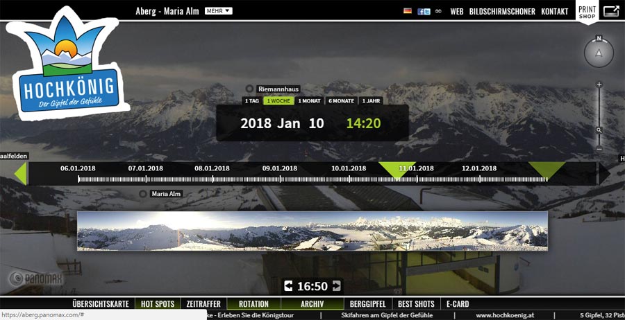 Panomax Archiv pro Woche