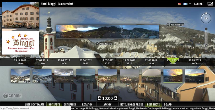 Selecting a highlight snapshot