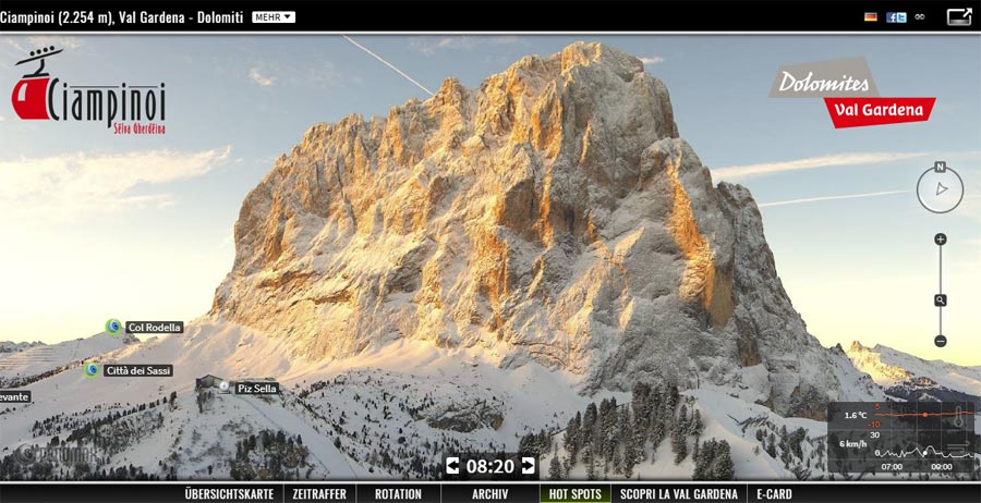 Choose your full HD panoramic webcam image