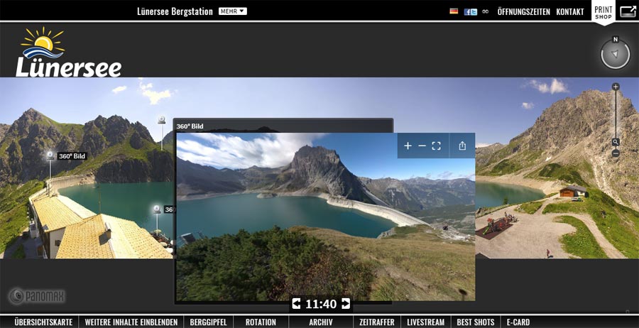 Hotspot durch 360° Panono Bild hervorgehoben