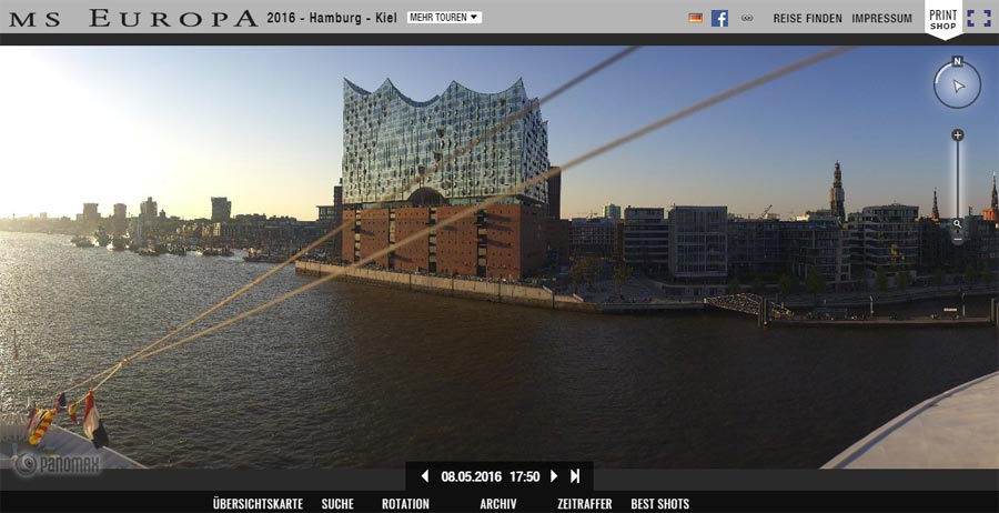 Panomax Webcam Bild Hamburg