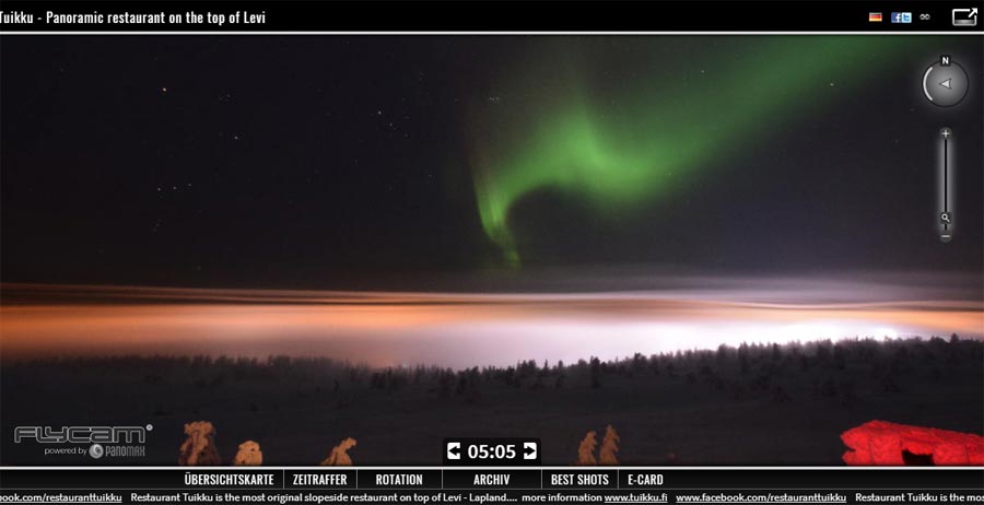 Panomax Light nimmt sogar Nordlichter auf