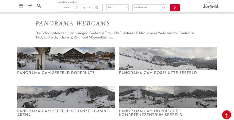 Showcase multiple 360° Full HD Webcams