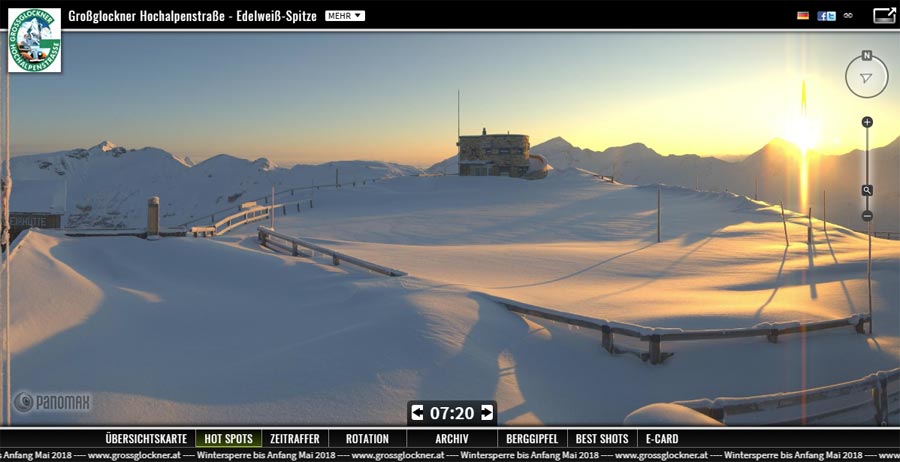 Panomax News-Ticker in der Benutzeroberfläche